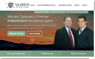Ullrich Insurance Agency website