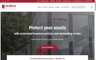 Robins Insurance Agency, Inc. website