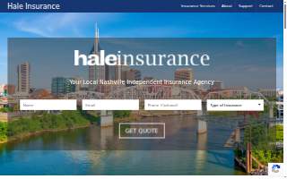 Hale Insurance website