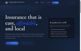 Affordable Insurance website