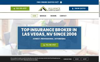 Alliance Insurance Agency website