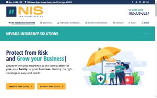 Nevada Insurance Solutions website