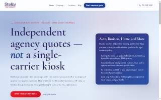 Stellar Insurance Services East website