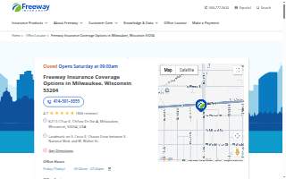 Freeway Insurance of Milwaukee website