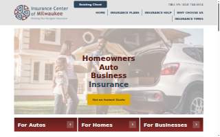 Insurance Center of Milwaukee website