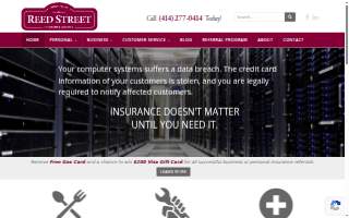 Reed Street Insurance website