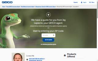 Jay Lapierre - GEICO Insurance Agent website