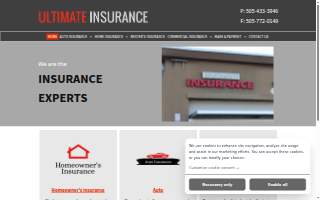 Ultimate Insurance website