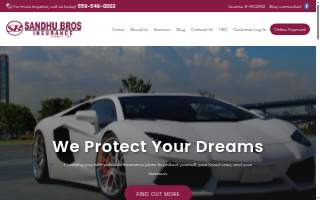Sandhu Bros Insurance Agency, Inc. website
