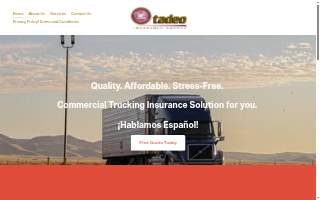 Tadeo Insurance Agency, Inc. website