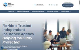 Mesa Insurance Agency website