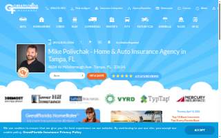GreatFlorida Insurance: Mike Polivchak website