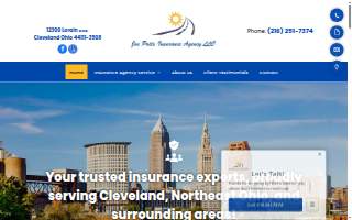 Joe Potts Insurance Agency website