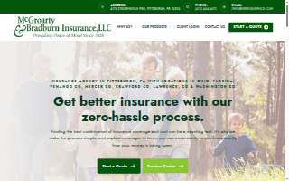 McGroarty & Bradburn Insurance website