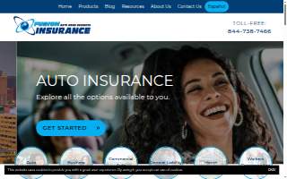 Fusion Insurance Agency website