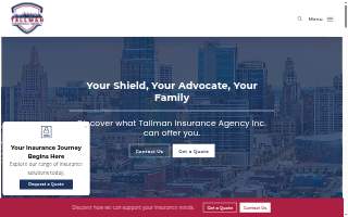 Tallman Insurance website