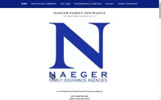 Naeger Family Insurance Agencies of St. Louis website