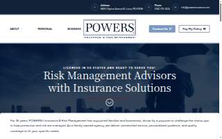 POWERS Insurance and Risk Management website