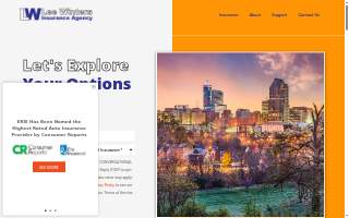 Lee Winters Insurance Agency website