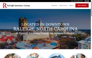 Raleigh Insurance Group website