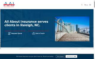 All About Insurance website