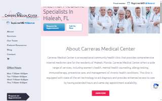 Carreras Medical Center website