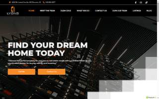 Lyons Real Estate Group website