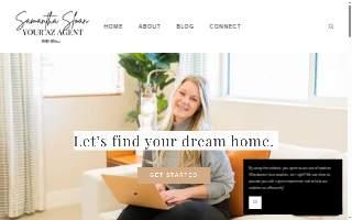 Samantha Sloan - Real Estate Agent website
