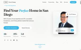 Scott Cheng Real Estate Broker website