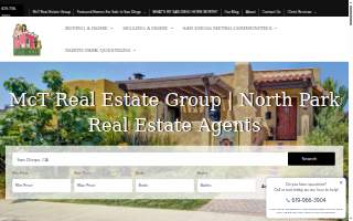 McT Real Estate Group - North Park website