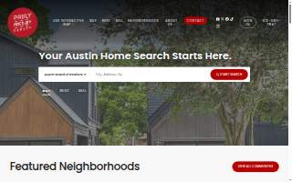 Pauly Presley Realty website