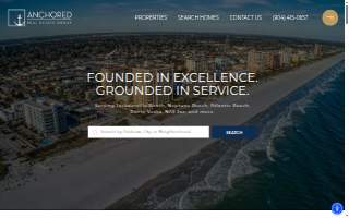Anchored Real Estate Group website