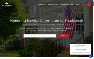 First Coast Heroes Real Estate website