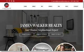James Walker Realty - Real Estate website