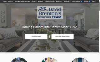 DAVID BRENTON'S TEAM, Real Estate Services website