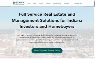 Intrigue Real Estate & Property Management website