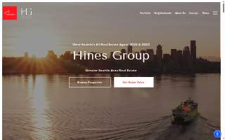 Hines Group Real Estate/The Agency Seattle - Sandra Hines website