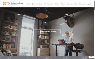 The Anderson Group Real Estate Services website