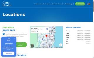Cano Health of Pembroke Pines website