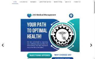 Jas Medical Management website