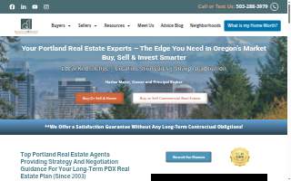 RealEstatePDX.com - Harlan Mayer, Principal Broker website