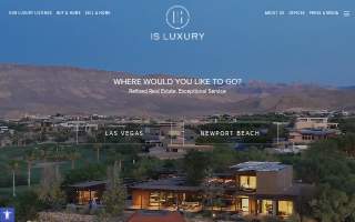 IS LUXURY Real Estate website