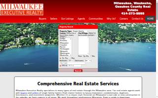 Milwaukee Executive Realty website