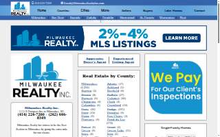Milwaukee Realty inc. website