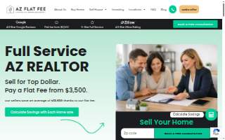 AZ Flat Fee Real Estate of Tucson website