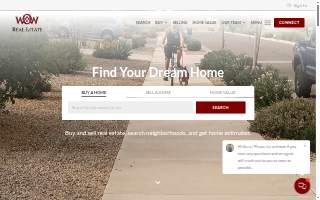 WOW Real Estate website