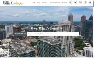 Anna K Intown Real Estate Team website