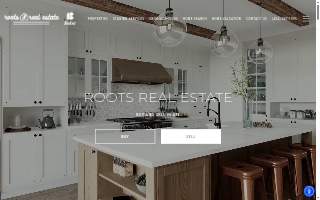 Roots Real Estate website