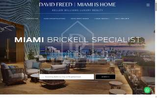David Freed Realtor | Miami Is Home | Keller Williams Realty website