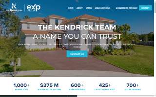 The Kendrick Team at eXp Realty Lake Nona website